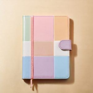 Carnet Patchwork pastel